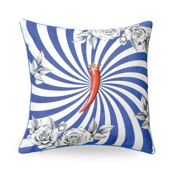 ICONS - PEPPER (Biber) serisi, şeffaf poşette,  polyester kırlent/minder 43 x 43 cm