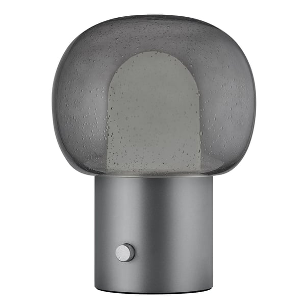 IRIS- Masa Lambası, Gunmetal Rengi , Genişlik 24 cm, Uzunluk 32 cm