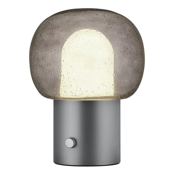 IRIS- Masa Lambası, Gunmetal Rengi , Genişlik 24 cm, Uzunluk 32 cm