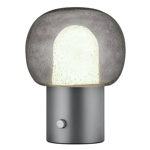 IRIS- Masa Lambası, Gunmetal Rengi , Genişlik 24 cm, Uzunluk 32 cm