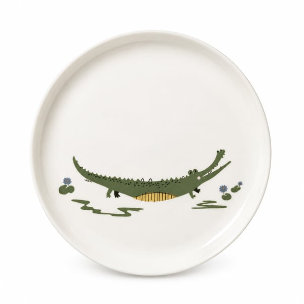 Kids, 5 Parça Çocuk Yemek Seti, Croco Timsah
