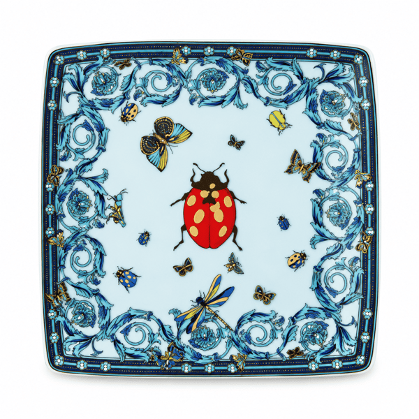 Le Jardin Blue, Bowl, 12 cm sq. flat
