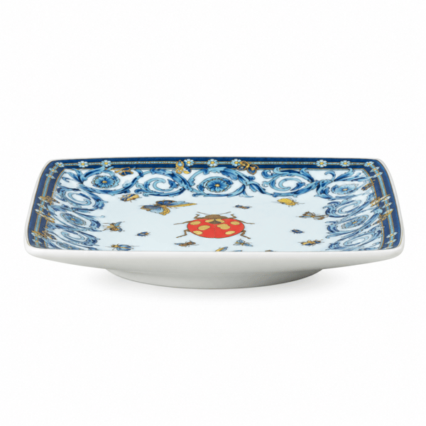 Le Jardin Blue, Bowl, 12 cm sq. flat