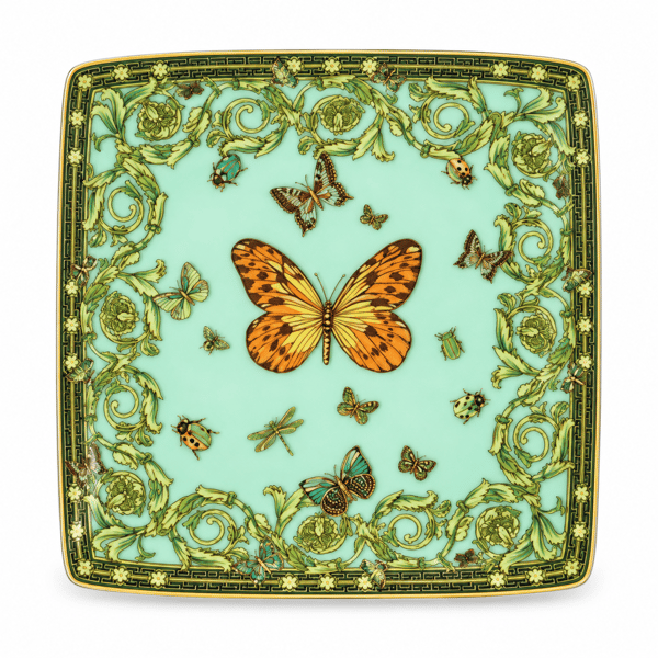 Le Jardin Green, Bowl, 12 cm sq. flat