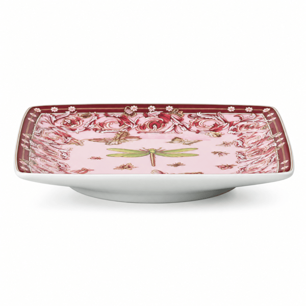 Le Jardin Pink, Bowl, 12 cm sq. flat