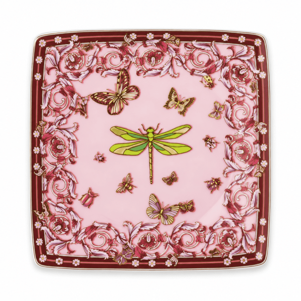 Le Jardin Pink, Bowl, 12 cm sq. flat