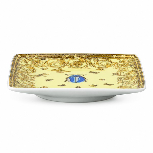 Le Jardin Yellow, Bowl, 12 cm sq. flat