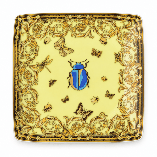 Le Jardin Yellow, Bowl, 12 cm sq. flat