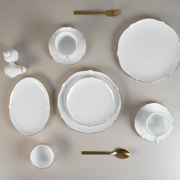 Magnolia Premium Gold 36 Parça 6 Kişilik Kahvaltı Takımı