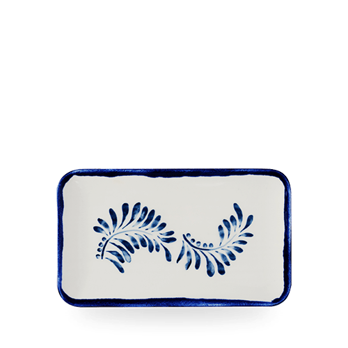 Mediterranean Organik, Oval/Dikdörtgen Servis Tabağı, 27 x 16 cm