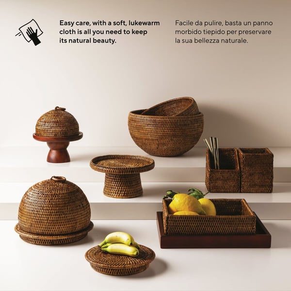 Radici Rattan Bal Kahvesi, GN 1/1 Servis Tepsisi 53x32,5 cm Yükseklik: 8 cm