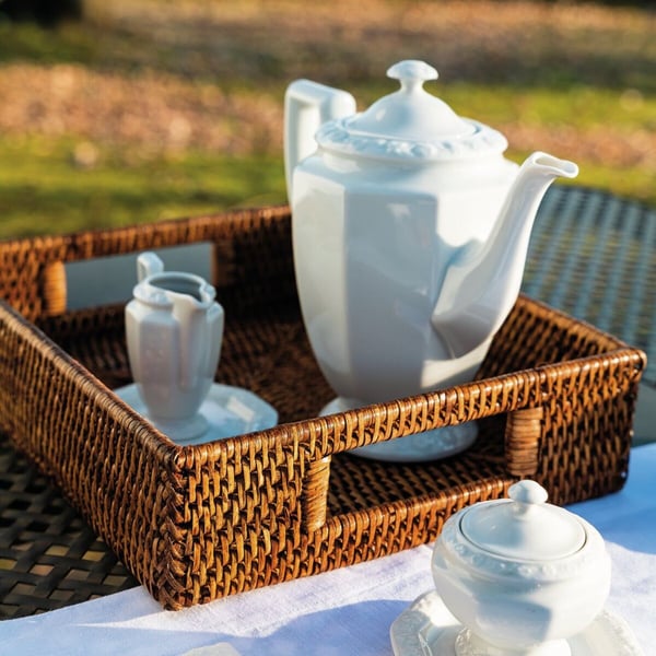 Radici Rattan Bal Kahvesi, GN 1/1 Servis Tepsisi 53x32,5 cm Yükseklik: 8 cm