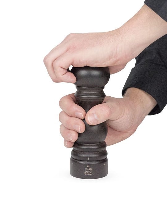 u'Select Manuel Tuz ve Karabiber Değirmeni Seti, Kayın Ağacı, Çikolata ve Doğal, 18 cm