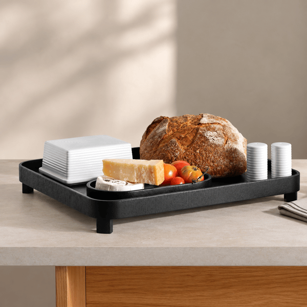 Wood Black, Ayaklı Tepsi