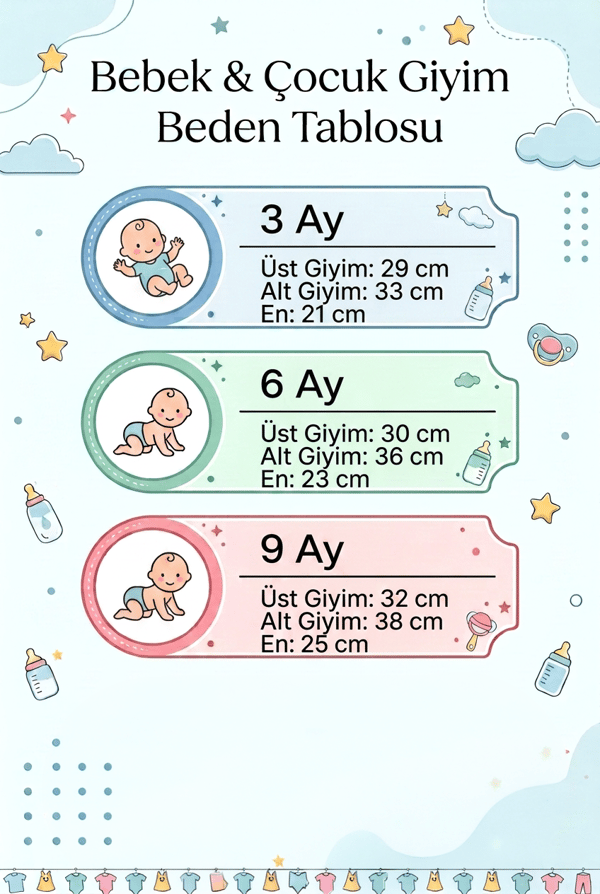 Bebek 3 Lü Takım Ayıcık Figürlü