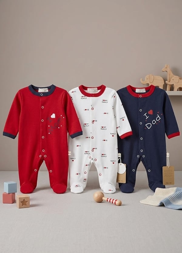 Bebek Çıtçıtlı Patikli Tulum 3'lü Set
