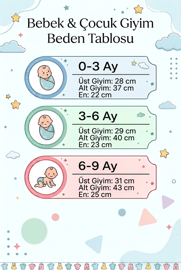 Bebek Takımı Ayıcık Nakışlı