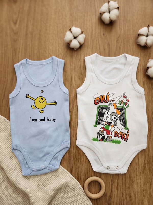 Erkek Bebek Badi 2'li