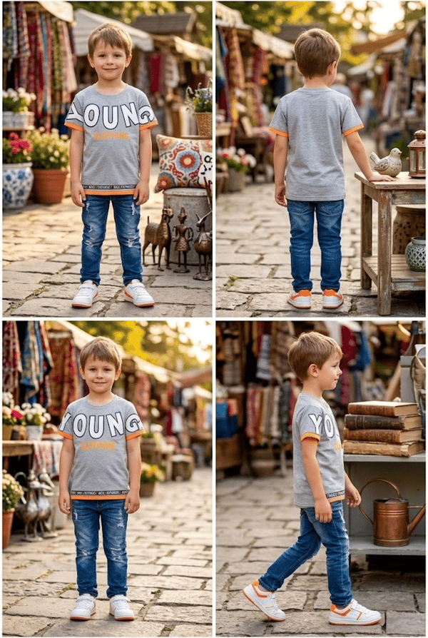 Erkek Çocuk Baskılı T-shirt