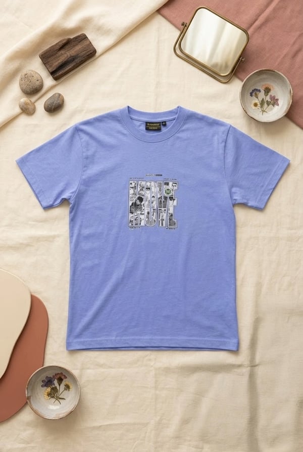 Erkek Çocuk Çizgi Roman Baskılı T-Shirt
