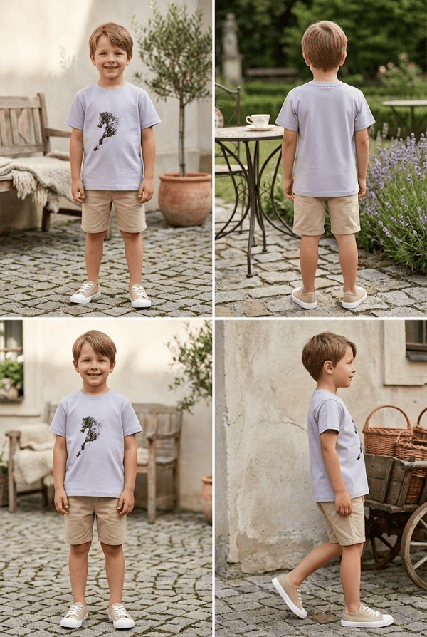 Erkek Çocuk İllüstrasyon At Baskılı T-Shirt