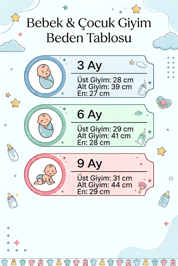 Kız Bebek Takım Fiyonk Detaylı