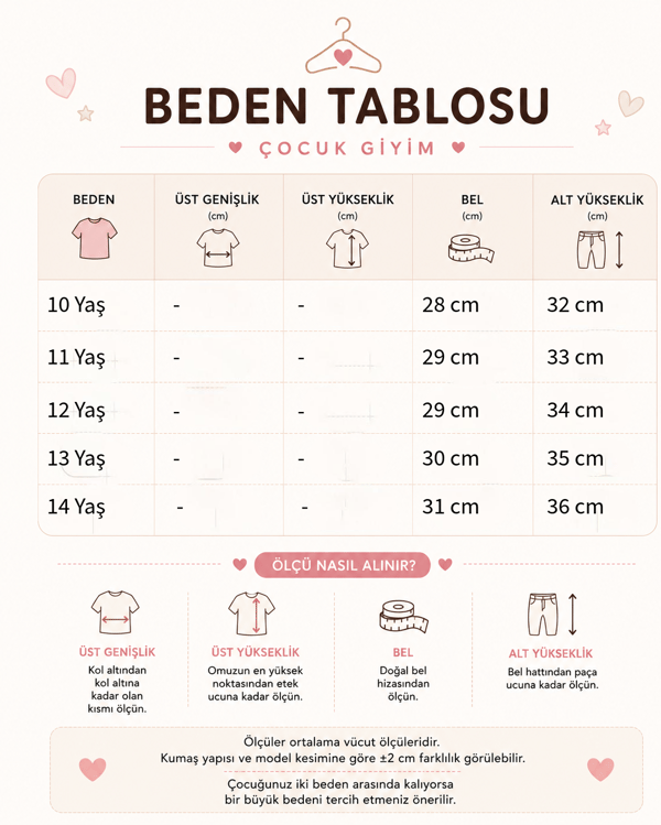 Kız Çocuk Kot Şort Taş İşlemeli Lastikli Denim