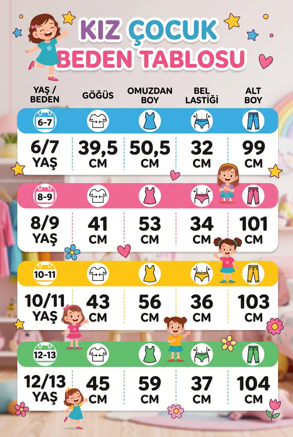 Kız Çocuk Pijama Takımı Gömlek Yaka Düğmeli Kutup Ayısı Figürlü Yumuşak Dokulu 2 İplik Kumaş