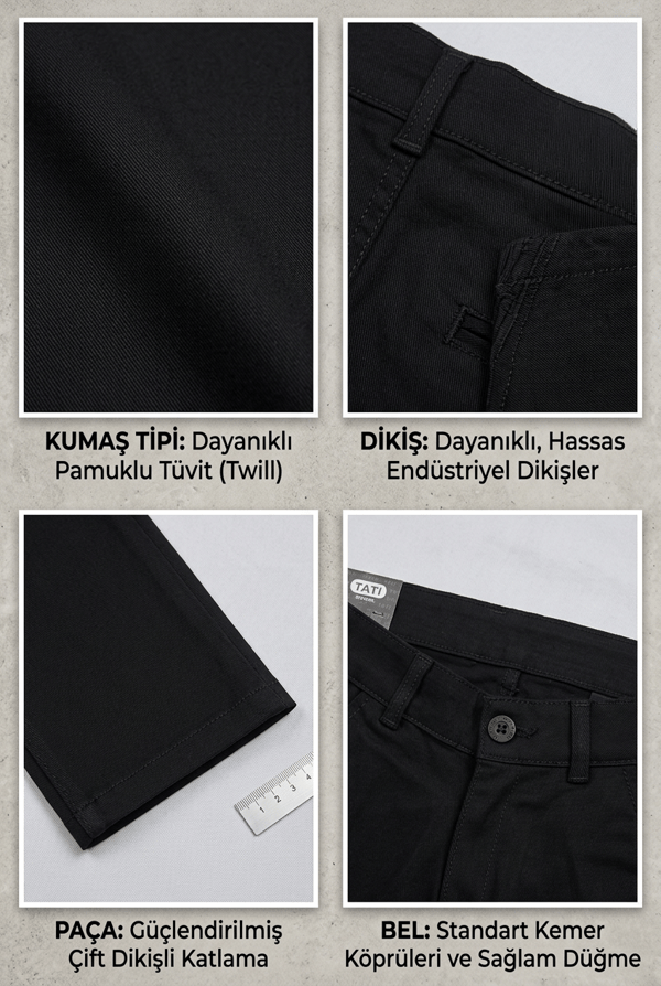 Okulluk Çocuk Pantolon %100 Pamuk