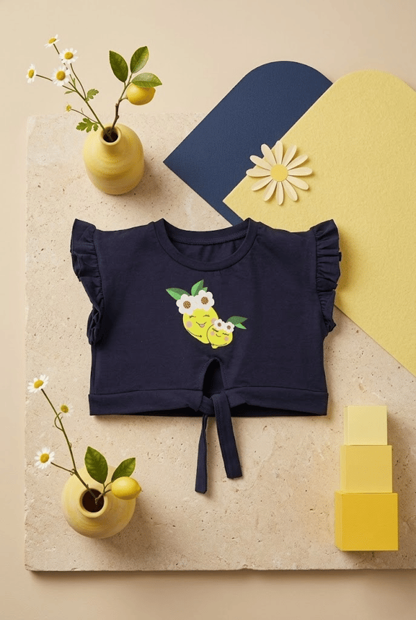 Süprem Bağlamalı Kız Tshirt