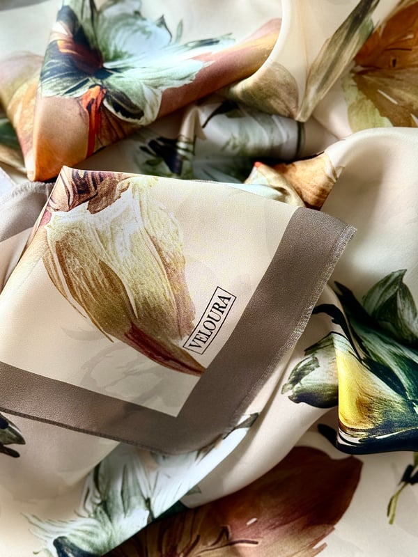 FLORIA %100 İPEK FULAR