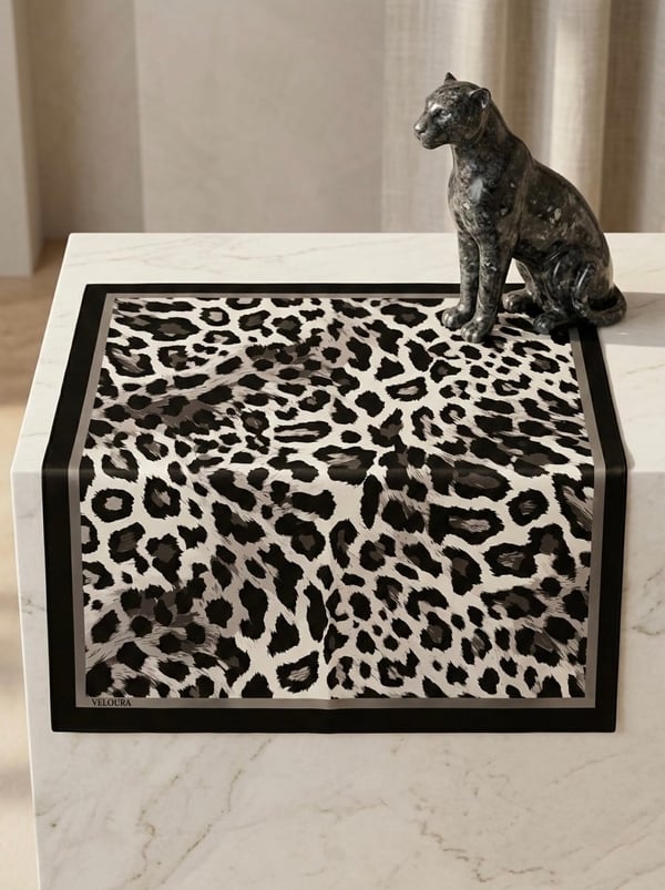 LEOPAR %100 İPEK FULAR