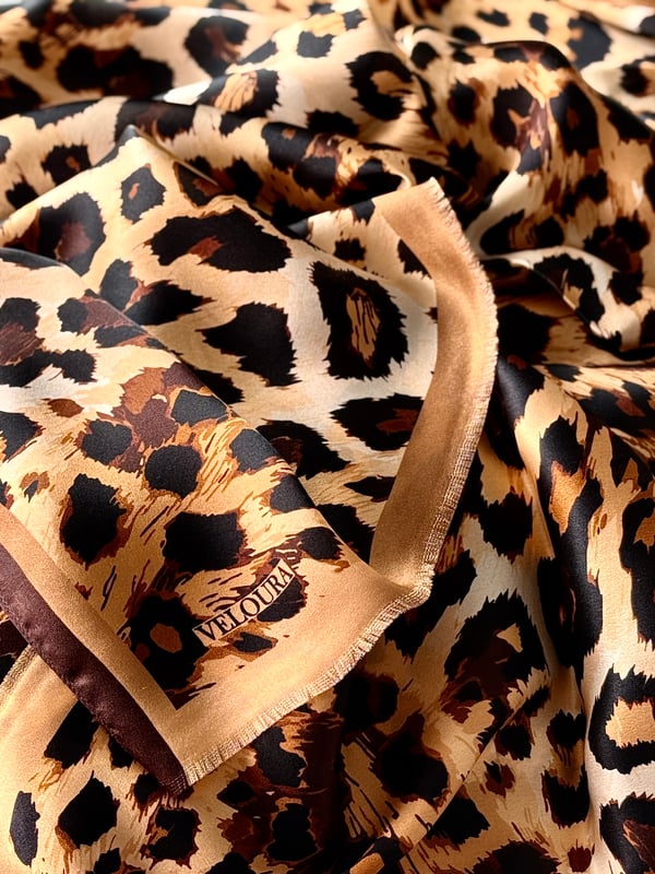 LEOPAR %100 İPEK FULAR