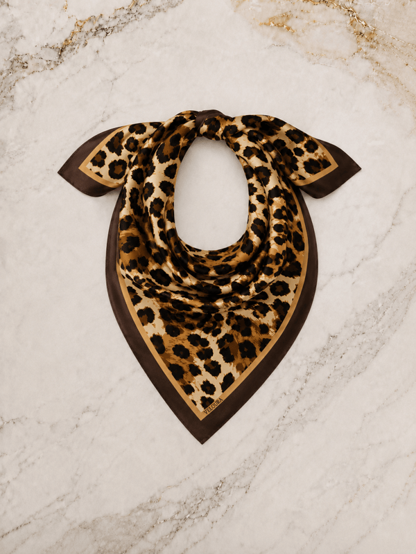 LEOPAR %100 İPEK FULAR