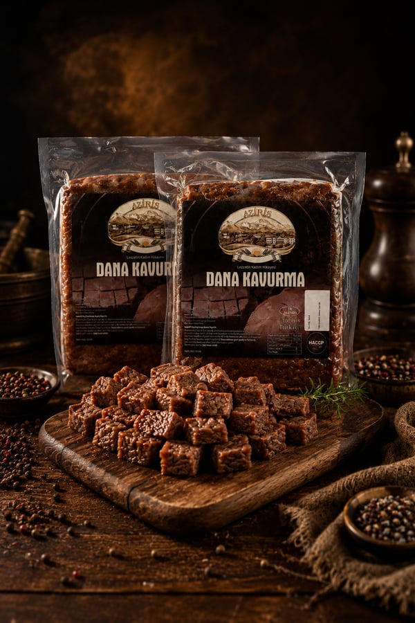 Vakumlu Dilim Dana Kavurma 300 gr Paketli Katkısız Lezzet Koruyucusuz