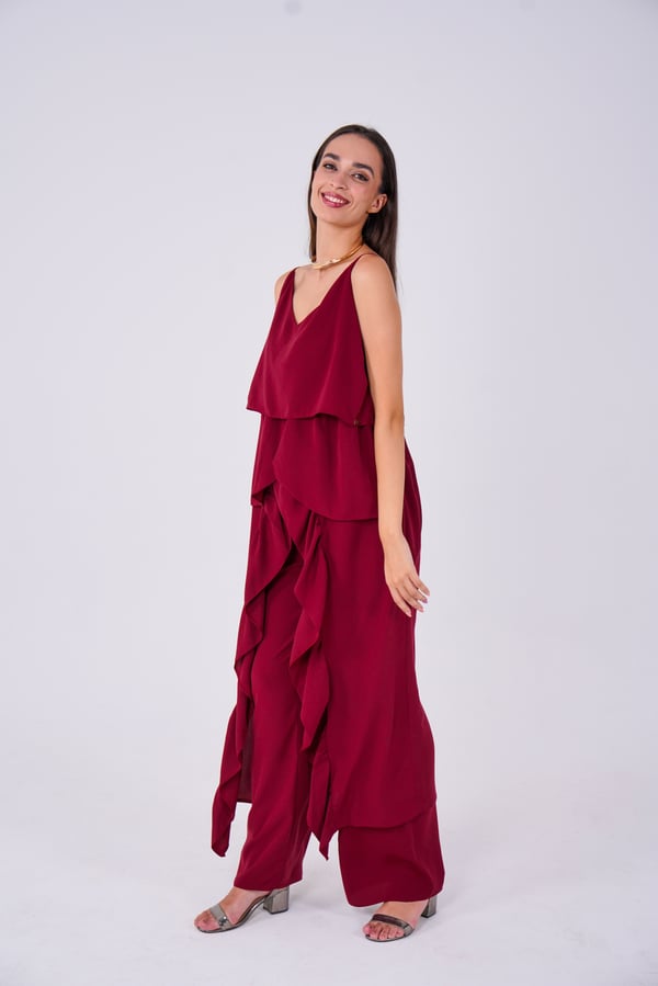 Victoria Baz Pantalonlu Takım