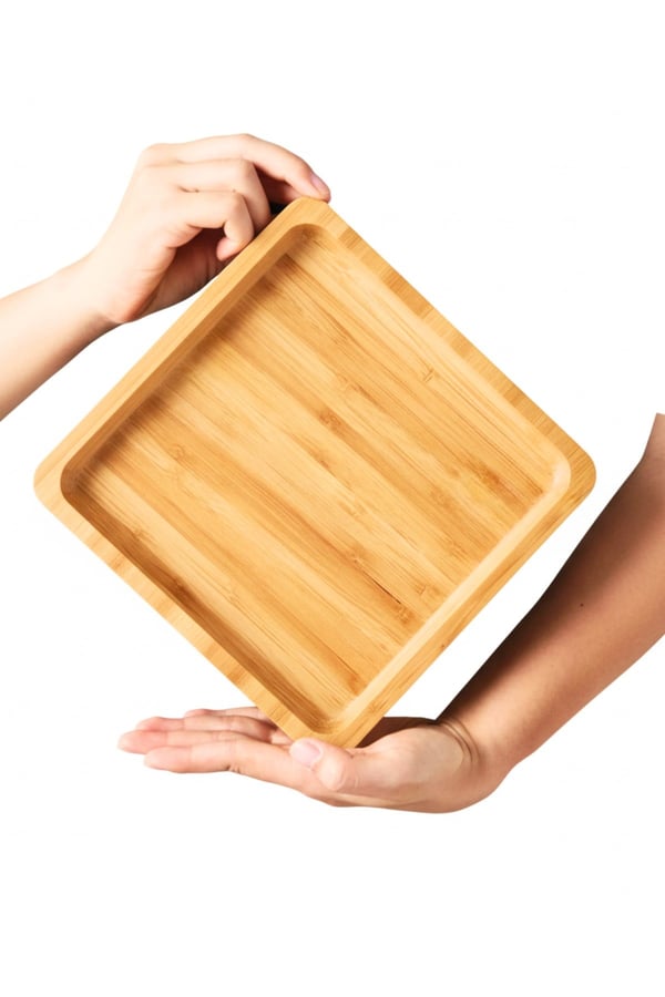 6 Adet 20 x 20 cm Kare Servis Tabağı, Sunumluk