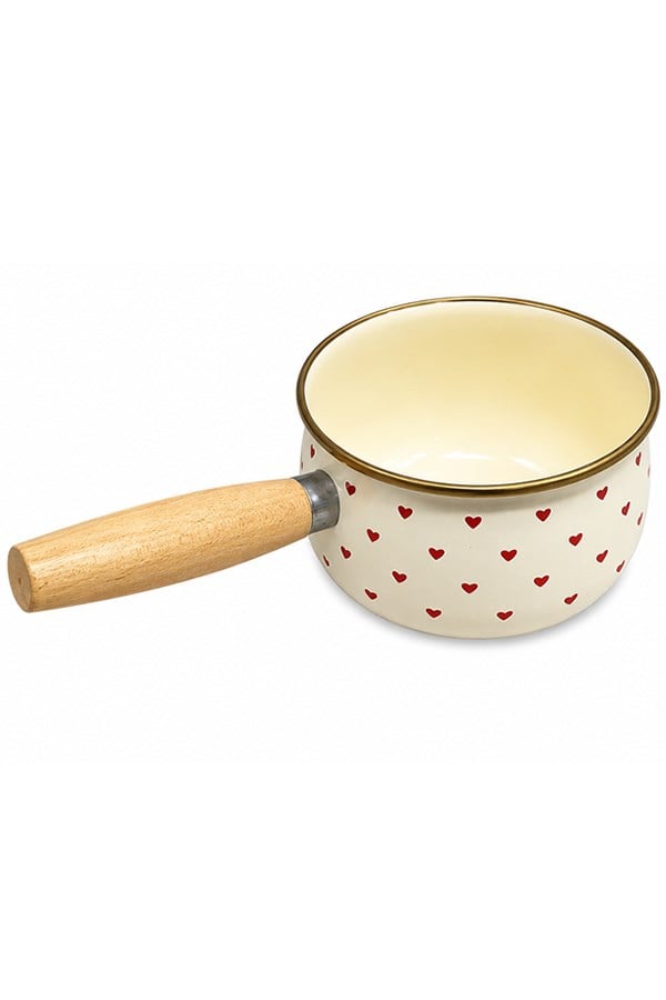 Bambu Saplı Emaye Sosluk