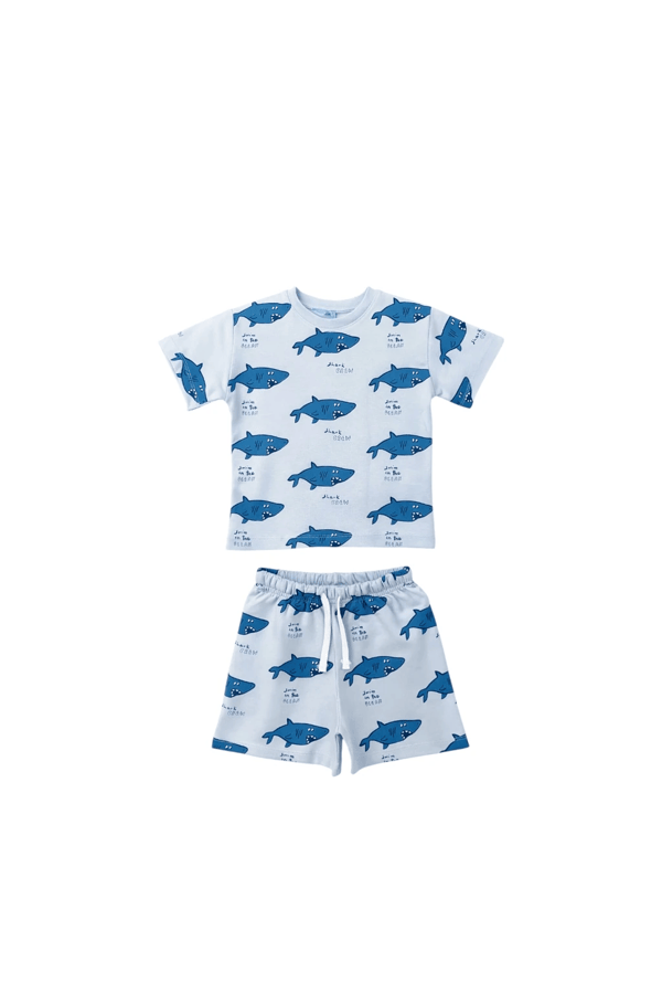 Shark Tshirt&Şort Takım