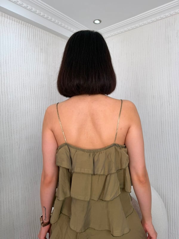 26-1YB1105 - 30995 BEBE PLUS CROP - OLİVE