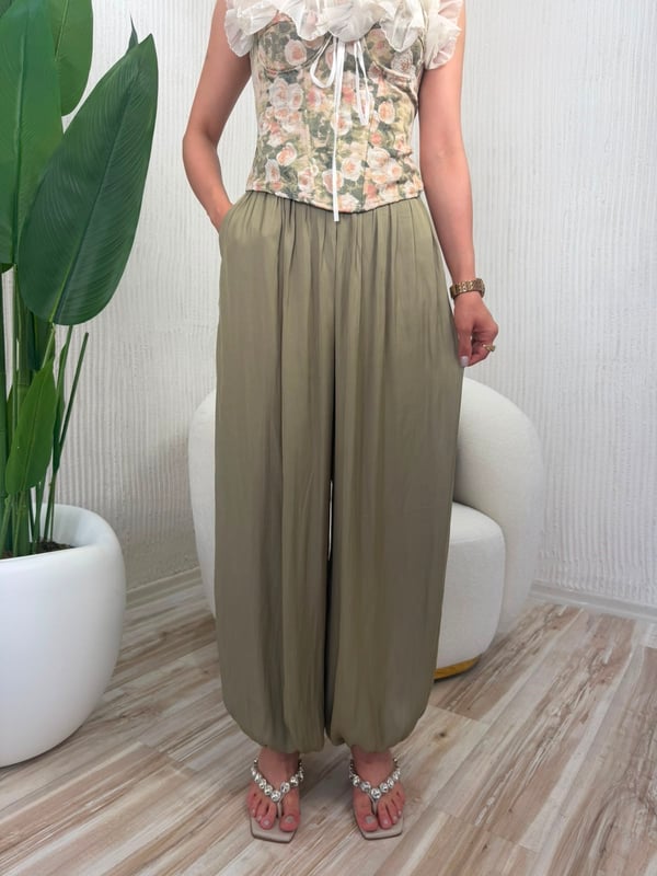 26-1YB1490 - 4929 IT S BASIC PANTOLON - OLİVE