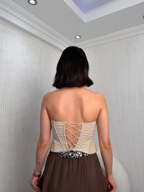 26-1YB1587 - 2818 IT S BASIC CORSET - EKRU