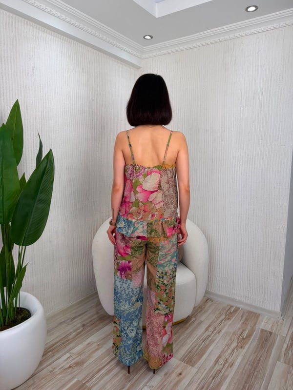26-1YB1898 - 31157 BEBE PLUS PANTOLON - VİZON-PEMBE