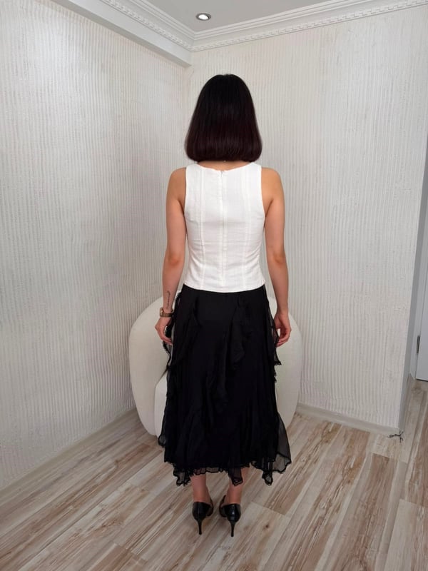 26-1YB2334 - DB261019 QU STYLE BLUZ - EKRU