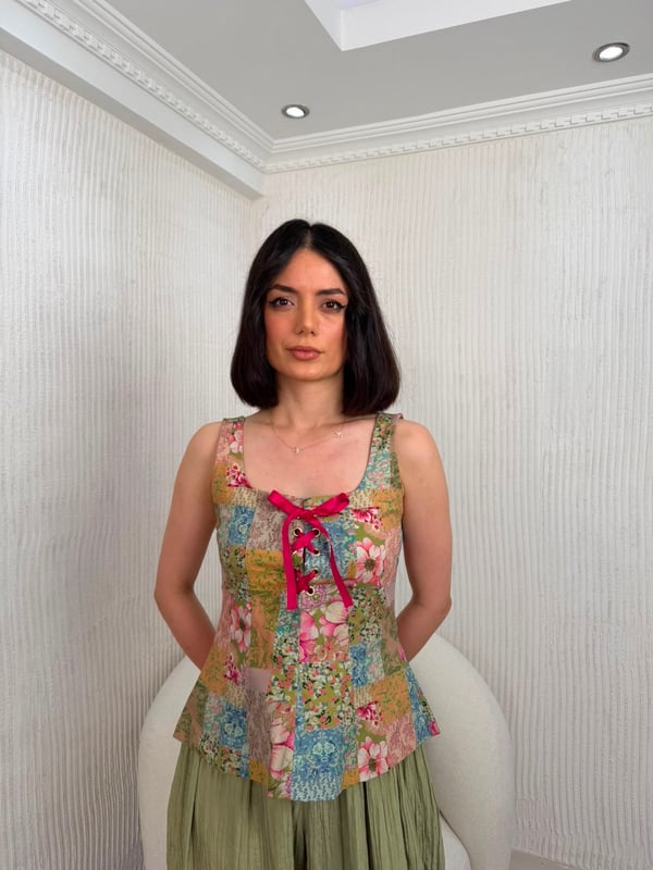 26-1YB2396 - 31229 BEBE PLUS BLUZ - VİZON