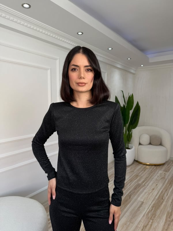26-2KB0211 - 30585 BEBE PLUS SWEAT PANTOLON TAKIM - SİYAH