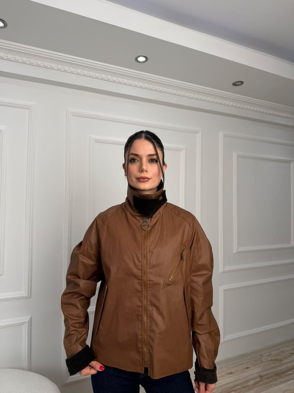 26-2KB0376 - 2679 CONCEPT KISA BOMBER - CAMEL