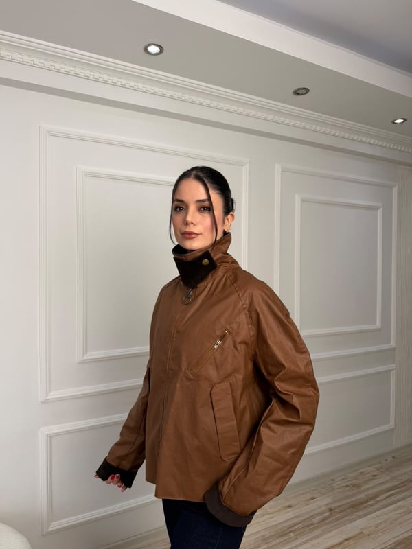 26-2KB0376 - 2679 CONCEPT KISA BOMBER - CAMEL