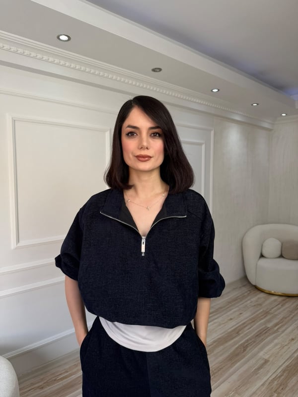 26-2KB0412 - 3188 KLEİN ÇİFT PARÇA GÖRÜNÜMLÜ DOKULU TAKIM - LACİ