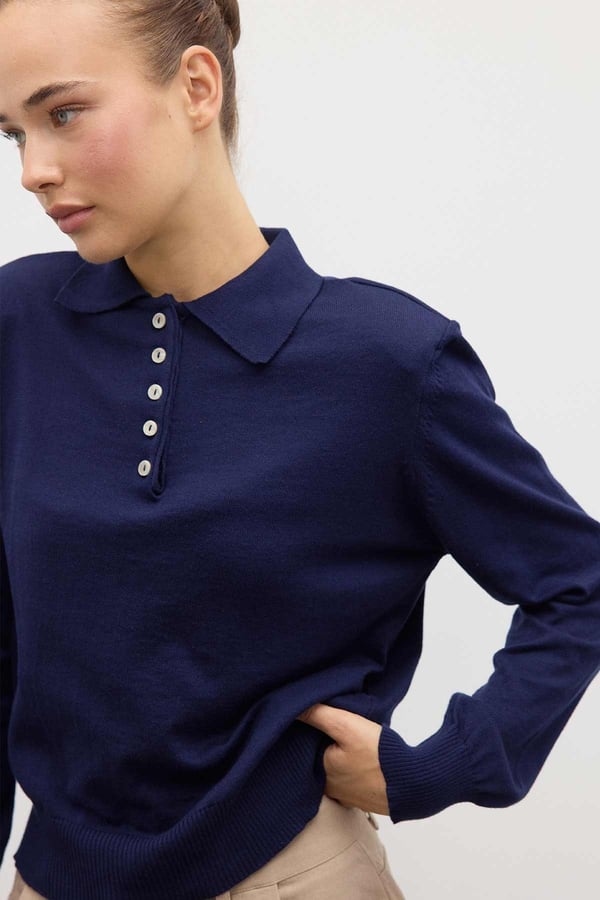 CASTELLI POLO TRİKO KAZAK Lacivert